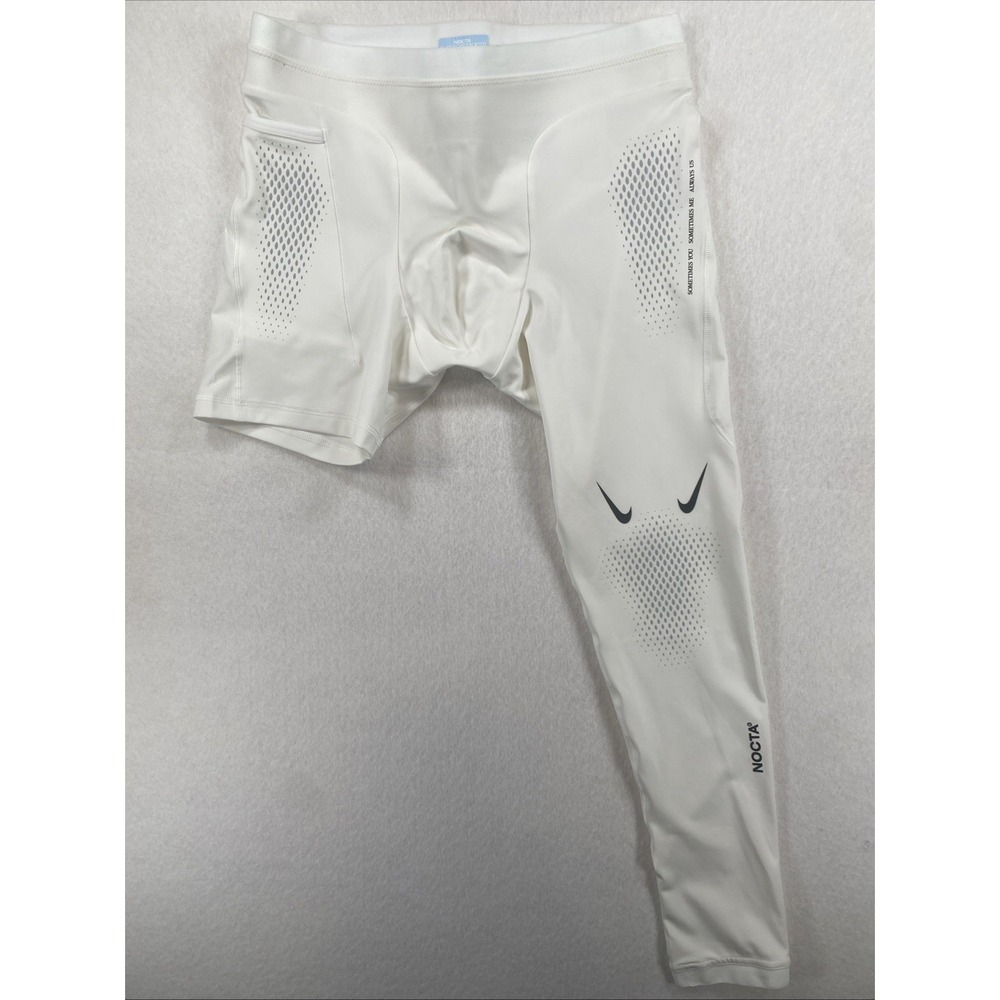 New Nike Drake NOCTA NRG Essential Left Single Leg Basketball White Medium C60